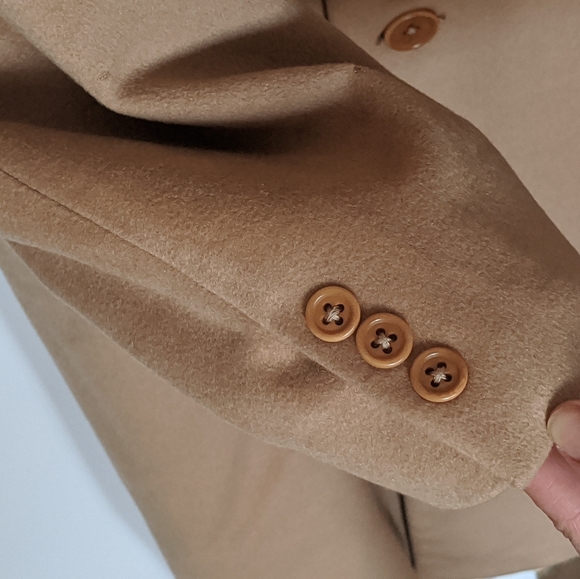 Men's Valentino caramel 100 % cashmere coat - Picture 4 of 10